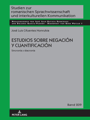 cover image of Estudios sobre negación y cuantificación
